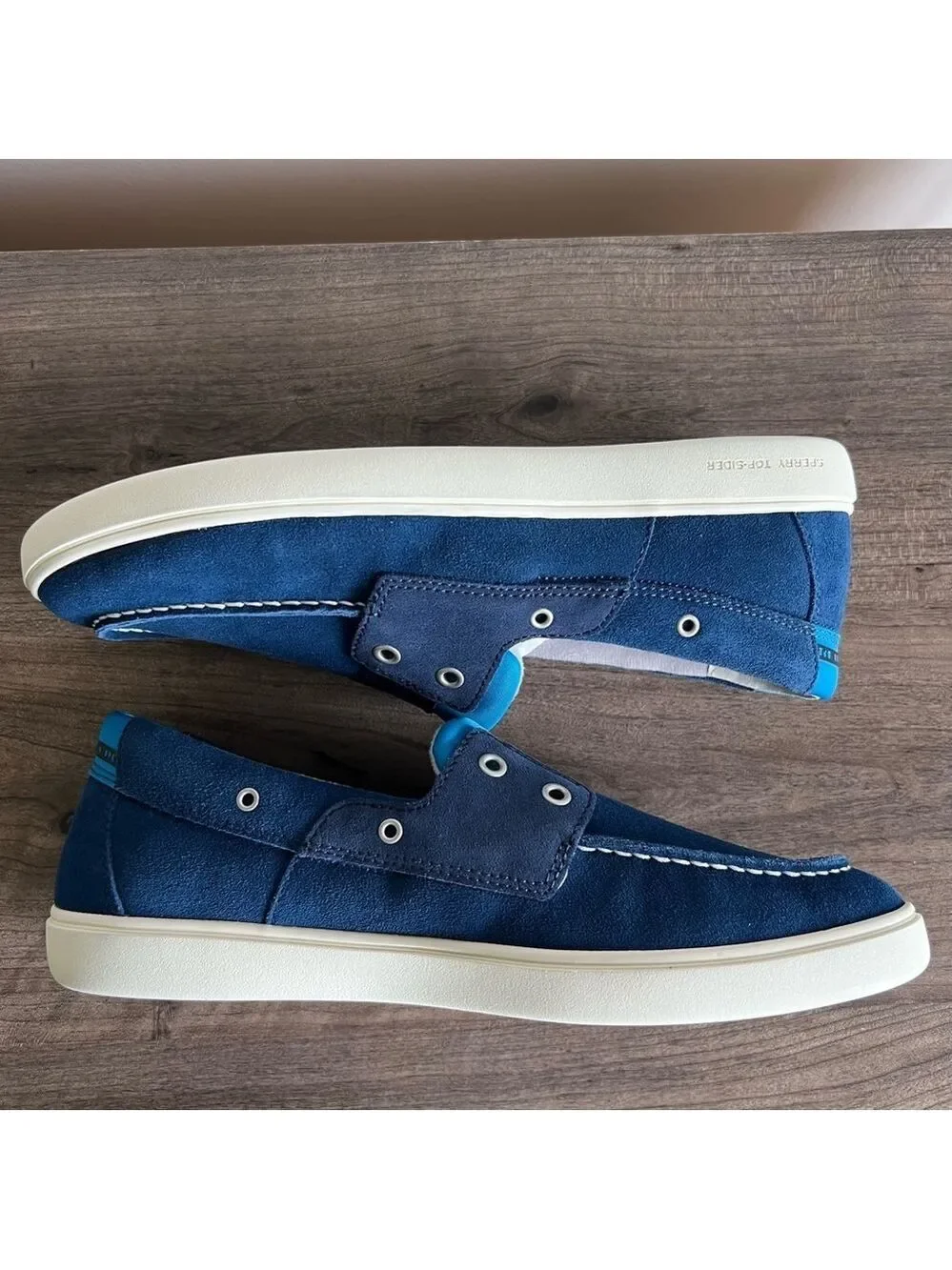 Sperry NEW Men's Outer Banks 2 Navy Suede Slip On Shoe Size 10.5 #B1511